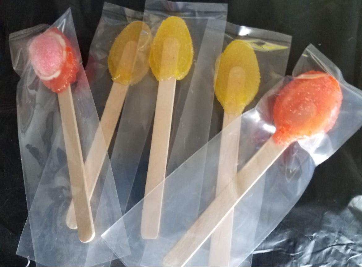 6 Smack It Lemonade Lollipop Candy Spoon